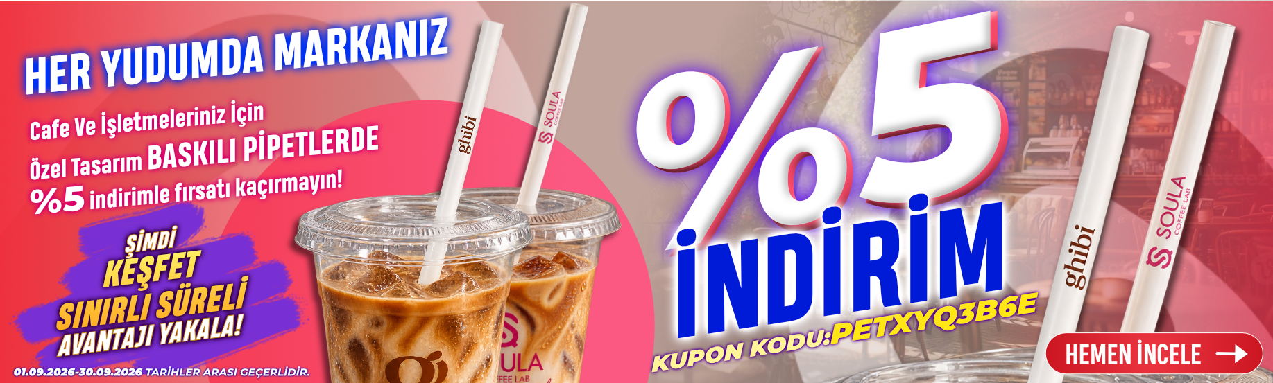 %5 İNDİRİM